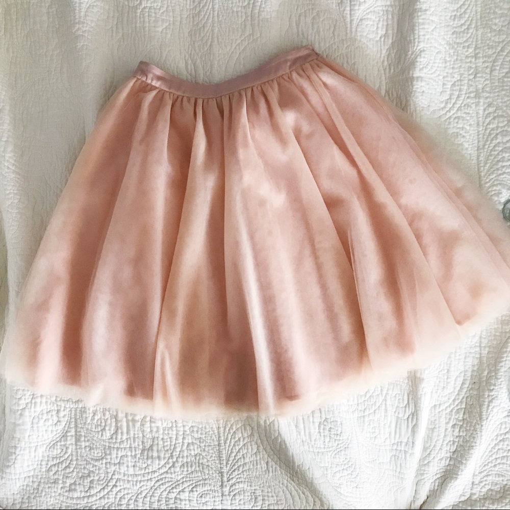 Modcloth Blush Pink Tulle Skirt